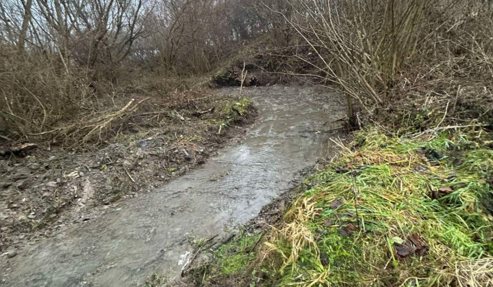 Aktuality / Čistenie po záplave v osídlení MRK - foto
