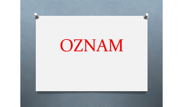 Fotka pre článok Oznam pre občanov