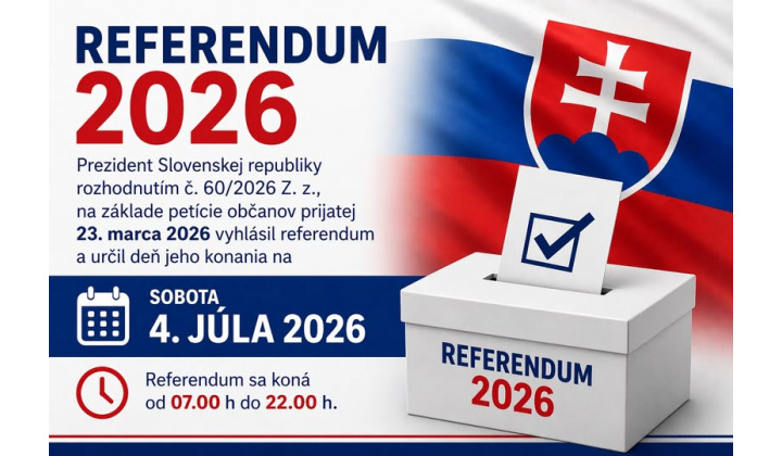 Fotka pre článok Referendum - informácia o podmienkach práva hlasovať v referende