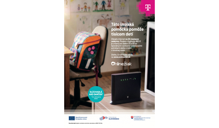 Fotka pre článok Slovak Telekom Internet pre žiakov