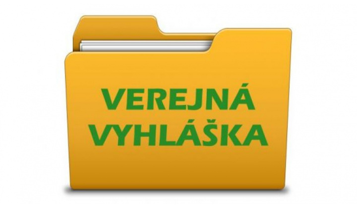 Fotka pre článok Verejná vyhláška - stavebné povolenie