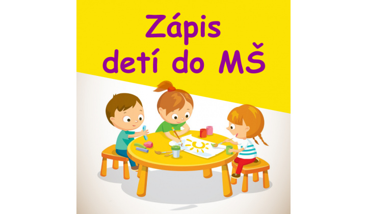 Fotka pre článok Zápis detí do MŠ na školský rok 2025/2026