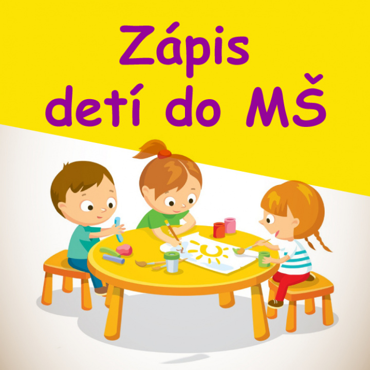 Menšia fotka pre článok Zápis detí do MŠ na školský rok 2025/2026